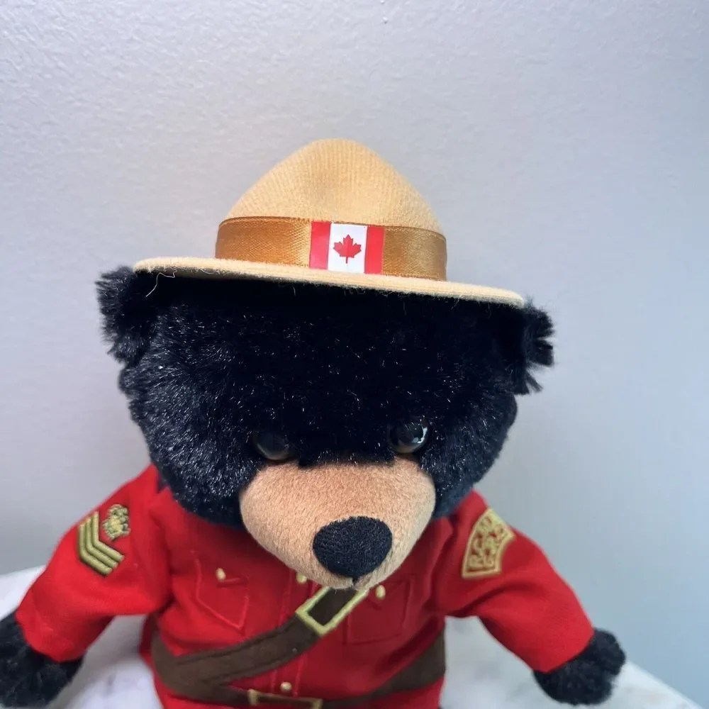 RCMP Canadian Police Teddy Bear Mounted Sergeant Plush Brand Vintage Wilson 10